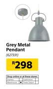 Grey Metal Pendant