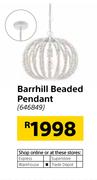 Barrhill Beaded Pendant