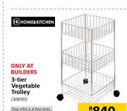 Home & Kitchen 3-Tier Vegetable Trolley