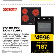 Goldair 600mm Hob & Oven Bundle
