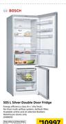 Bosch 505Ltr Silver Double Door Fridge