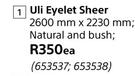 Uli Eyelet Sheer