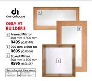 Design House Framed Mirror (400mm x 800mm)