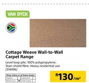 Van Dyck Cottage Weave Wall To Wall Carpet Range-Per Sqm