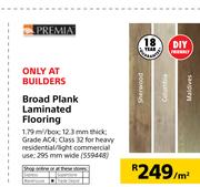 Premia Broad PlankLaminated Flooring-Per Sqm