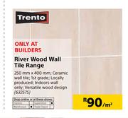 Trento River Wood Wall Tile Range-250mm x 400mm Per Sqm