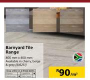 Barnyard Tile Range-400mm x 400mm Per Sqm