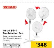 Goldair 40cm 3 In 1 Combination Fan