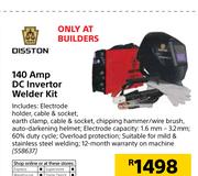 Disston 140 Amp DC Invertor Welder Kit