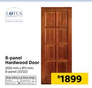 Lotus 8 Panel Hardwood Door-22032mm x 813mm