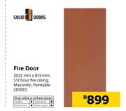 Solid Doors Fire Door-2032mm x 813mm