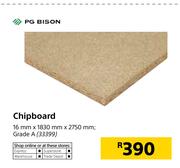 PG Bison Chipboard Grade A-16mm x 1830mm x 2750mm