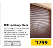 Roll Up Garage Door-2500mm x 2100mm