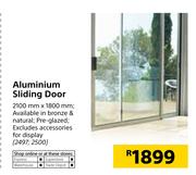 Aluminium Sliding Door-2100mm x 1800mm