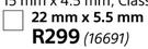 Saffer Coppertube 22mm x 5.5mm, Class 0-Each
