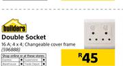 Builders Double Socket