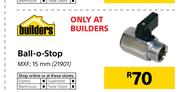 Builders Ball O Step 15mm, MXF