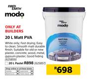 Fired Earth Pastel PVA-20Ltr