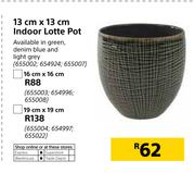 Indoor Lotte Pot 9cmX8cm-Each