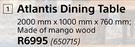 Atlantis Dining Table