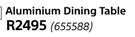 Aluminium Dining Table