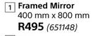 Design House Framed Mirror (400mm x 800mm)