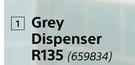 Lusso Grey Dispenser