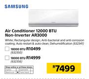 Samsung Air Conditioner 18000 BTU Non Inverter AR3000
