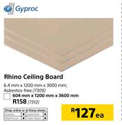 Gyproc Rhino Ceiling Board-604mm x 1200mm x 3600mm