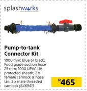 Splashworks Pump To Tank Connector Kit
