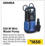 Gransa 550W Mini Waste Pump