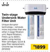 JoJo Twin Stage Undersink water Filter Unit
