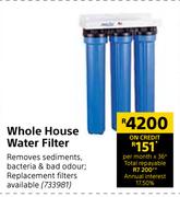 Whole House Water Filter