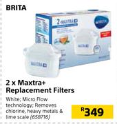 Brita 2x Maxtra + Replacement Filters