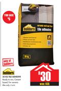 Builders 20kg Tile Adhesive