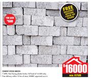 Cement Stock Bricks