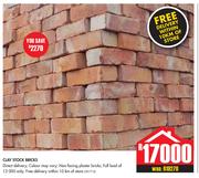Clay Stock Bricks