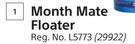 Poolbrite Month Mate Floater