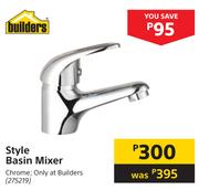 Builders Style Basin Mixer 