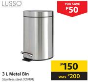 Lusso 3L Metal Bin