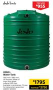 Jojo Tanks Water Tanks-2000Ltr