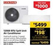 Goldair 12000 BTU Split Unit Air Conditioner