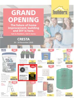 Builders : Cresta Store Grand Opening (26 November - 29 November 2020), page 1