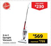 2Hoover 2 In 1 Upright Vacuum HSV600C