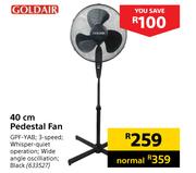 Goldair 40cm Pedestal Fan GPF-YAB