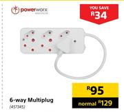 Power Worx 6 Way Multiplug