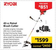 2Ryobi 43cc Petrol Brush Cutter