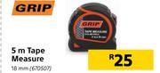 Grip 5m Tape Measure 18mm