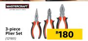 Mastercraft 3 Piece Plier Set