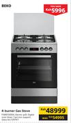 Beko 4 Burner Gas Stove
